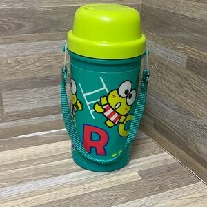 Sanrio Keroppi Hello Kitty and Friends Character Thermos with Strap